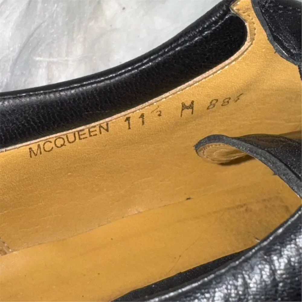 Mezlan McQueen Style Black Leather‎ Loafers Men’s 11.5 Made in Spain Slip-On
